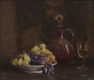 COLQUHOUN Archibald Douglas 1894-1983,Still Life with Grapes,Leonard Joel AU 2019-03-19