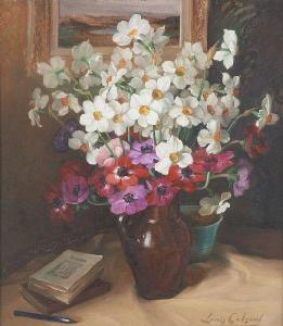 COLSOUL Louis 1907-1999,Vase fleuri d'anémones,Horta BE 2019-01-28