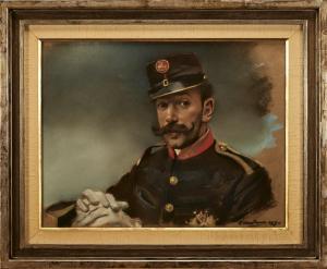 COLUMBANO 1857-1929,Retrato do Coronel Ribeiro Artur,1890,Cabral Moncada PT 2015-12-14