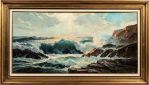 Columbus Ehrig William 1892-1973,Sunlit Surf, Ogunquit, Maine,Skinner US 2021-03-17