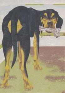 COLVILLE Alexander David 1920-2013,Dog with Bone,1961,Heffel CA 2016-05-28