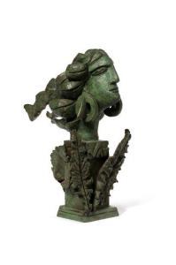 COMBY Henry 1928-2004,une buste de femme les cheveux au vente,1989,Millon & Associés FR 2020-11-03