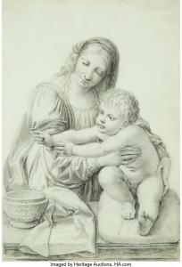 COMERIO Agostino 1784-1829,Copy after Boltraffo's Madonna with the flower pot,Heritage US 2019-07-11