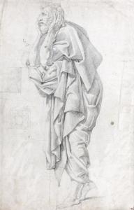 COMERIO Agostino 1784-1829,Etude d'un prophète pour le décor de la coupole de,Piasa FR 2013-04-12
