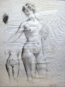 COMERRE Leon Francois 1850-1916,études de femmes nues,Millon & Associés FR 2014-10-07