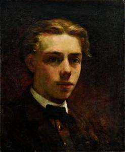 COMERRE Leon Francois 1850-1916,Portrait de jeune homme,Osenat FR 2010-04-11