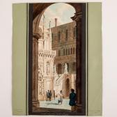 COMINOTTI GIUSEPPE 1792-1833,Cortile del Palazzo Ducale a Venezia,Wannenes Art Auctions 2023-03-14