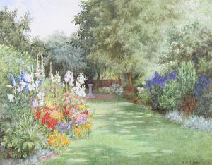 COMMON Violet M 1893-1921,A Garden in July,Bonhams GB 2011-05-24
