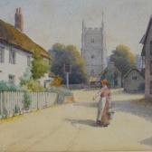 COMMON Violet M 1867-1952,street scene South Ealing,1900,Burstow and Hewett GB 2019-08-21