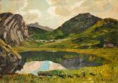 COMMUNAL Joseph Victor,Petit lac près du col d'Anterne (Haute Savoie),1926,Aguttes 2013-06-27