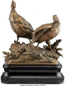 COMOLERA Paul 1818-1897,Guinea Fowl,Heritage US 2022-08-11