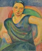 COMPARD Emile 1900-1977,portrait de femme,1926,Chevau-Legers Encheres Martin-Chausselat 2007-03-25
