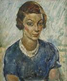 COMPARD Emile 1900-1977,Portrait de jeune fille,1933,Ader FR 2012-12-01