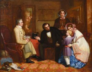 COMPTON Charles 1828-1884,The First Parting,1853,Tennant's GB 2023-07-15