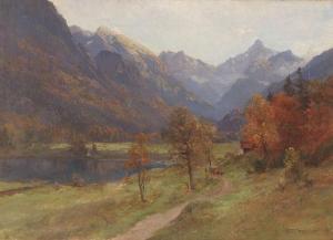 COMPTON Edward Theodor 1849-1921,Herbst im Stodertal,1920,Ketterer DE 2017-11-24