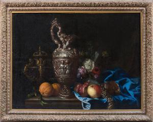 COMTE Meiffren 1630-1705,Nature morte à l'aiguière et aux fruits,Neret-Minet FR 2022-12-16