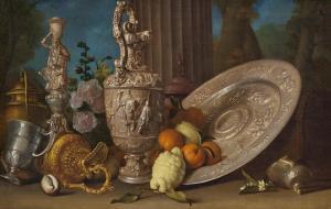 COMTE Meiffren 1630-1705,Still Life with Hercules Candlestick and Other obj,Sotheby's GB 2024-01-30