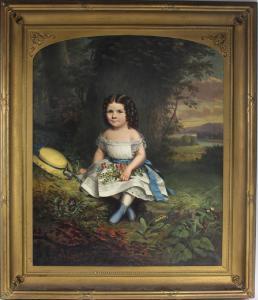 CONANT Alban Jasper 1821-1915,portrait of Annie Eliza Lewis,1867,CRN Auctions US 2018-09-30