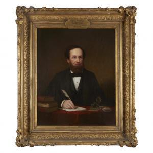 CONARROE GEORGE WASHINGTON 1803-1882,Portrait of Oswald Thompson (1809-1866),Freeman US 2018-11-14