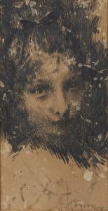 CONCONI Luigi 1852-1917,Ritratto femminile,Capitolium Art Casa d'Aste IT 2024-02-22