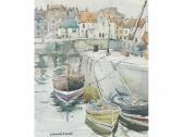 CONDIE Robert Hardie 1898-1981,The Three boats, Pittenween,Capes Dunn GB 2014-09-30