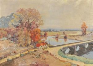 CONE Ralph N,Landscape with River,Gray's Auctioneers US 2012-07-31