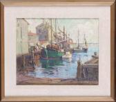 CONGDON Anne Ramsdell 1873-1958,Wharf Scene,Auctions by the Bay US 2003-03-23