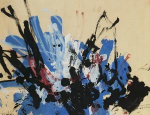 CONGO THE CHIMP 1955-1964,Untitled Abstract,Sotheby's GB 2005-06-20