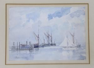 CONNARD Philip 1875-1958,Harbour with fishing boats,Gorringes GB 2024-01-15