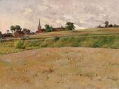 CONNELL Edwin D. 1859-1923,Summer Landscape with Distant Church,Heritage US 2013-05-11
