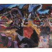 CONNELLY Chuck 1955,Carnival,1986,Rago Arts and Auction Center US 2010-11-13
