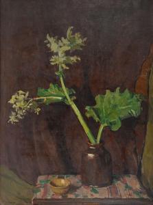 CONNER John Ramsey 1869-1952,Still Life with Rhubarb Plant,Burchard US 2021-02-21