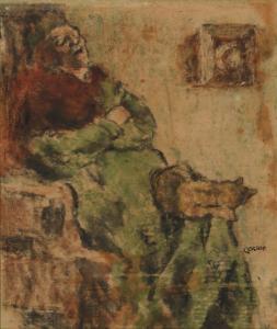 Conor William 1881-1968,TAKING A NAP,Ross's Auctioneers and values IE 2024-04-17