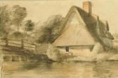 CONSTABLE John 1776-1837,Bridge Cottage and Flatford Bridge,1806,Christie's GB 2001-11-21