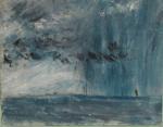 CONSTABLE John 1776-1837,dramatic seascape with sailing vessel under a stor,Wotton GB 2021-08-31