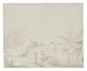 CONSTABLE John 1776-1837,Figures conversing on a country road,Christie's GB 2024-02-01