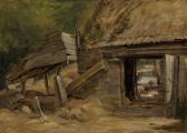 CONSTABLE John 1776-1837,The Old Mill Shed, Dedham,1813,Christie's GB 2020-12-15