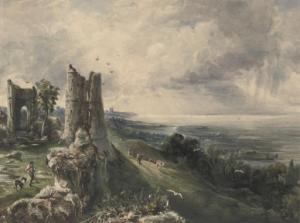 CONSTABLE John 1776-1837,View of Hadleigh Castle,Christie's GB 2007-12-11