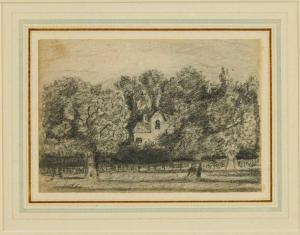 CONSTABLE Lionel Bicknell 1828-1887,Cottage Among Trees,Reeman Dansie GB 2020-06-30