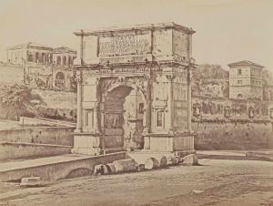 CONSTANT Eugene 1820-1860,Arch of Titus, Roman Forum,Lempertz DE 2020-12-07