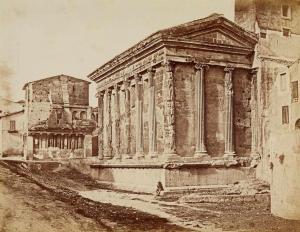 CONSTANT Eugene 1820-1860,Temple of Fortuna Virilis,Lempertz DE 2020-12-07