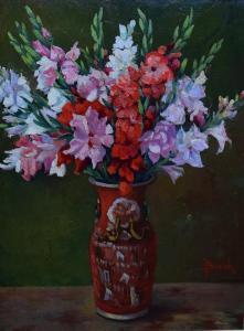 CONSTANTIN BUIUK Jean 1880-1953,Vase with flowers,GoldArt RO 2017-10-26
