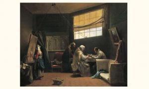 CONSTANTIN Joseph Sébastien 1793-1864,l'atelier du peintre françois-marius granet,Tajan 2003-12-18