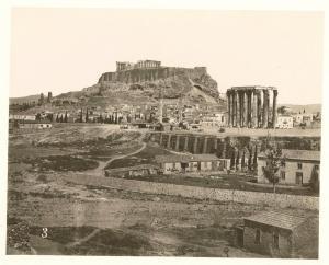 CONSTANTINE DIMITRIOS 1858-1860,The Acropolis and Zeus Temple,The Romantic Agony BE 2015-06-19