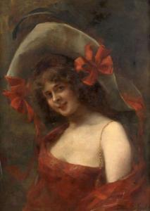 CONSUELO FOULD Madame 1862-1927,Portrait de femme au large ,Artcurial | Briest - Poulain - F. Tajan 2019-02-12