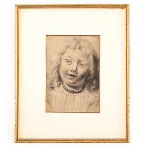 CONTE Dante 1885-1919,Ritratto di bambina con collana,Wannenes Art Auctions IT 2023-06-28