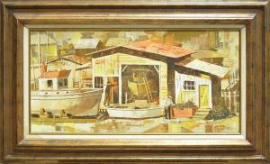 CONTI Alberto 1895-1982,Cafe de la Paix,Clars Auction Gallery US 2011-06-11