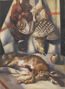 CONTI Primo Umberto 1900-1988,Natura morta con selvaggina,1930,Farsetti IT 2025-05-31