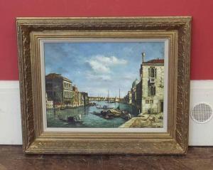 CONTI S,Venetian canal scene,Peter Wilson GB 2016-08-04