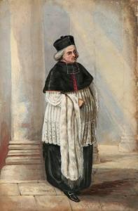 CONTINENTAL SCHOOL,A Prelate and a Nuncirca,1825,Jackson's US 2007-07-17